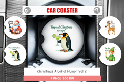 Car Coaster Christmas Alcohol Humor Quotes Product Image 1