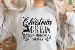 Christmas Crew Making Memories Together Svg, Family Svg. Product Image 2