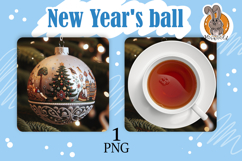 Christmas tree ball, stand for hot food Product Image 1