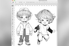 68 Procreate Chibi Boys Stamp Brushes Product Image 10