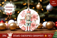 Christmas Nutcracker Ornament, Winter Ornament Design Product Image 1