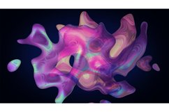 Abstract fantasy background with a figure. Product Image 1