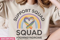 Support Squad #Down PNG, Syndrome Sublimation PNG Product Image 2