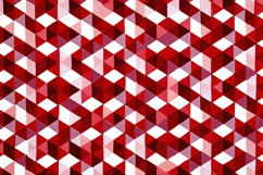 Red Geometric Cube Pattern Abstract Background Product Image 1