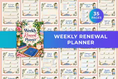 Weekly Renewal Planner Kdp interiors Product Image 1