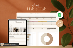 Simple Habit Tracker | Google Sheets Product Image 1