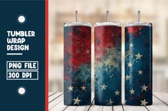 American Flag Tumbler Wrap Design Product Image 1