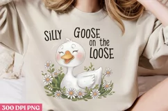 SILLY GOOSE ON THE LOOSE PNG, Funny Goose Sublimation PNG Product Image 2