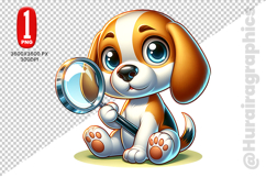 Cute Dog Clipart - PNG File Product Image 1