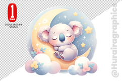 Cute Koala Clipart - PNG File Product Image 2