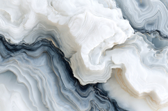 A close-up view of a beautiful white and gray marble texture Product Image 1