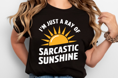 I&#039;m just a ray of Sarcastic Sunshine SVG | Quotes| SVG Product Image 2