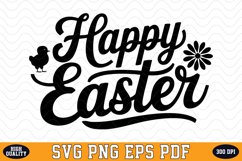Happy Easter SVG Design | SVG Cut files Product Image 1