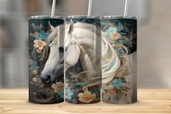 Horse Tumbler Sublimation Design Product Image 1