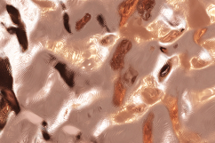 Shiny metallic surface with reflective copper tones Product Image 1