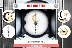 Car Coaster Celestial Moon Product Image 1
