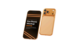 iPhone 17 Pro Mockup Set 5 Realistic Scenes PSD &amp; Figma Product Image 3