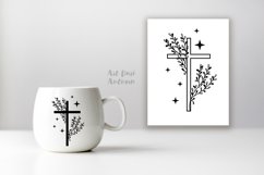 Cross SVG bundle, Floral easter cross designs Product Image 4