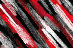 Bold Red Black White Abstract Textured Brush Strokes Product Image 1