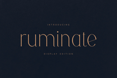 Ruminate Elegant Display Serif Font Product Image 1