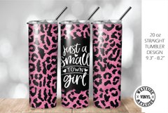 TUMBLER DESIGN SMALL TOWN GIRL TUMBLER WRAPS Product Image 1