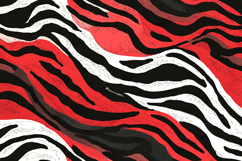 Red Black White Abstract Zebra Pattern Background Product Image 1