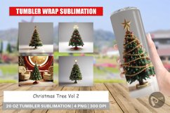 Tumbler Wrap Christmas Tree Product Image 1
