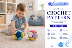 Colorful Baby Ball Crochet Pattern PDF Product Image 5