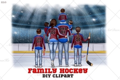 Hockey Family clipart: &quot;HOCKEY CLIPART&quot; Hockey jerseys PNG Product Image 1