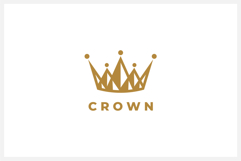 Crown Logo Design Vector Template Product Image 1