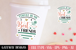 Coffee Is My Best Friends sticker design Product Image 1