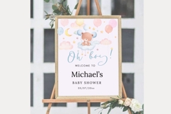 Baby Shower Welcome Template 17 Product Image 1