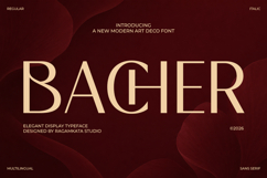 Bacher - Ligature Elegant Sans Font Product Image 1