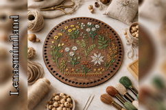 Cross stitch embroidery base 10 inch file plywood download Product Image 1