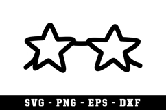 Eye Glasses SVG | SVG Cut files | Cricut Product Image 1