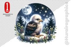 Cute Eagle Clipart - PNG File Product Image 2