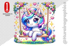 Cute Horse Clipart - PNG File Product Image 1