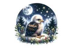 Cute Eagle Clipart - PNG File Product Image 1