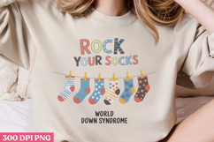 Rock Your Socks World Down PNG, Syndrome Sublimation PNG Product Image 2