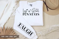 Lag is Real Fun Stays SVG - Video Game T-Shirt Design Product Image 1