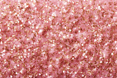 Pink glitter background with gold and white sparkles Product Image 1