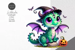 Halloween clipart, Dragon clipart, Autumn clipart Product Image 1