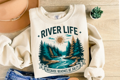 River Life svg Design | Svg Cut Files | Shirt Svg Product Image 2