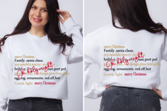 Oh Holy Night Words SVG, Merry Christmas SVG, Christmas Swea Product Image 1