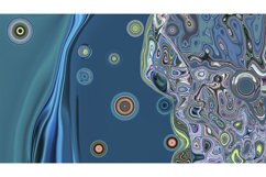 Abstract fantasy textured blue background. Product Image 1