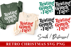 Retro Christmas Svg, Festive Holiday Quote svg Product Image 1