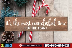 It's the most wonderful time of the year SVG, Christmas SVG Product Image 2
