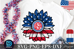 USA SVG, Sunflower SVG Product Image 2