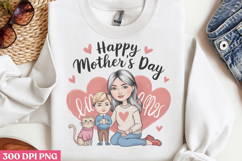 Floral Mama Mom Sublimation PNG Product Image 2
