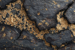 A rugged rocky surface with golden sand Product Image 1